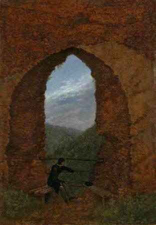 Carl Gustav Carus Aussicht oil painting picture